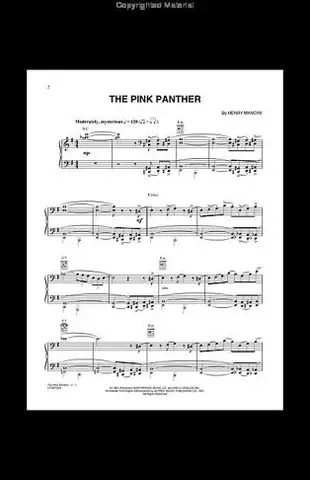 【學興書局】The Pink Panther 粉紅豹 鋼琴/人聲/吉他