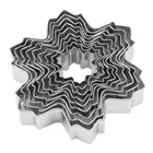 Snowflake Shaped Stainless Steel Mold Cookie Cutter Great For Christmas And GH