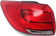 for Kia for Sportage 2014-2017 2015 2016 Car Inner Outer Rear Bumper Fog Light Brake Stop Light Tail Lamp Tail Light (Color : Outer Left)