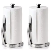 Good Grips Simply Tear Standing Paper Towel Holder, Brushed Stainless Steel (2 P