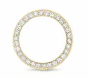 Ladies 1.65CT Diamond Bezel For 26MM Datejust, President Rolex Watch Yellow