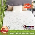 Bulk Bamboo Waterproof Mattress Protector Bed Queen Matress Cover Soft Wholesale