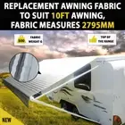 New 10 FT Replacement Caravan Roll Out Awning PVC Vinyl/Fabric Carefree Canvas