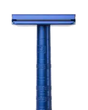 Henson Shaving AL13-M DE Safety Razor Steel Blue