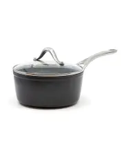 [Salt&Pepper] Tan-Ium Saucepan With Glass Lid 18cm in Black