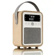 VQ Monty DAB+/FM Digital Radio + AUX/Bluetooth Wireless Speaker Alarm Clock Oak