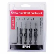 P&N 105SDC000 - Countersink Pilot & Drill Set 5 Piece