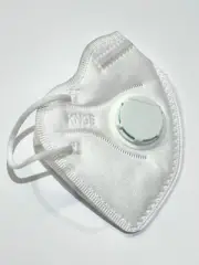 N95 Resporatory 6 Layer Filter Face Masks With Breathing Valve P2 - 5 Pack