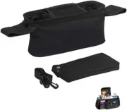 Baby Buggy Pram Caddy, Cuicanfla Universal Pram Organiser Bag with Insulated ...