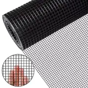36" x 50' 1/4inch Hardware Cloth Black Vinyl Coated Chicken Wire Fence PVC Ga...