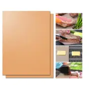 2Pcs Copper Chef Grill and Bake Mats BBQ Pad Tool Camping Hiking Home Outdoor