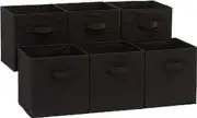 Amazon Basics Collapsible Fabric Storage Cubes Organizer with Handles