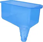 WEKADRIN Car and Motorcycle Refueling Funnel - Square Shaped Blue Plastic Automotive Funnel