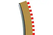 Scalextric C8282 Borders Tan Inner Radius - 22.5 Degrees