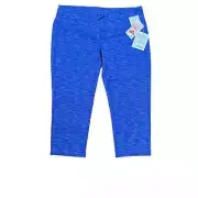 Athleta Women Leggings Energy Chaturanga Space dye Capri Athletic Blue XL NWT