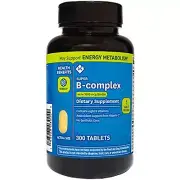 Member's Mark Super B-Complex with Biotin Vitamin B and Vitamin C (1 Bottle (300