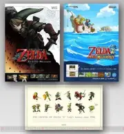 Legend of Zelda Link's History Since 1987 Lot 3 Nintendo Exclusive Poster RARE