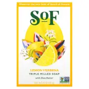 Triple Milled Bar Soap with Shea Butter, Lemon Verbena, 6 oz (170 g)