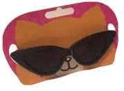 Foster Grant Kids For ages 6+ Sunglasses 100% Uva/Uvb Protection BLACK NEW
