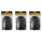 6pc Safecorp Light Weight Foam Knee Pads PPE Safety Equipment Black One Size
