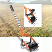 2-in-1 Rotary Cultivator Tool Garden Weeder and Crumbler Soil Cultivator Tool