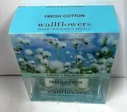 Bath & Body Works Wallflowers Home Fragrance Refill Bulbs Fresh Cotton 2 Pack