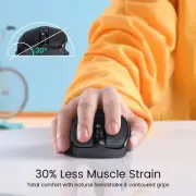 Wireless Mouse D-09 Computer Mouse USB Cordless Mice for Laptop Ergo Grips Li...