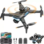 Drone with Camera Adjustable 4K HD, RC Foldable Quadcopter, 360° Obstacle Avoida