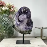 Top Grade Amethyst Stone Geode with Stunning Calcite Formation. AWS0969