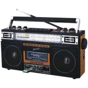 SC-3201BT 4 Band Radio & Cassette Player Boombox, Bluetooth Speaker, AM/FM/SW...