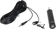 Yardwe 10m Wire Mini Microphone for Instrument Stage Condenser Microphone Design for Performance Sturdy Portable