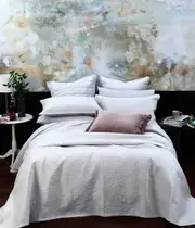 MM Linen Adrian Pewter Coverlet Set