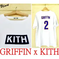 在飛比找蝦皮購物優惠-BLACK全新KITH x GRIFFIN慈善義賣募款SF舊