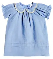 [C'era Una Volta] C'era Una Volta Baby Vienna ramie dress M 6 blue