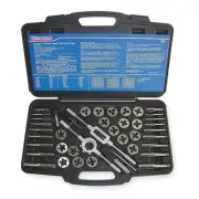 Westward Tap/Die Set,41 Pieces 1PZ51 Westward 1PZ51 190735756614 Carbon Steel