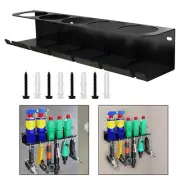 Wall Mounted Spray Can Rack and Power Tool Organizer Space Saving Storage