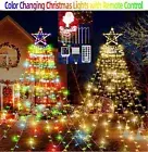 360 LED Christmas Outdoor Star String Lights Xmas Tree Decoration with Remote