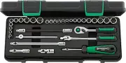 Stahlwille SOCKET SET QUICKRELEASE 1/4" 96010107 Set with 33 Psc. 40MA/25/8QR K