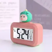Childrens Intelligent Mini Cute Student Alarm Clock With Press To Light Up