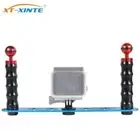 for Gopro Hero 11 10 9 Underwater Camera Dual Handle Grip Diving Tray Stabilizer