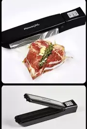 PowerXL Duo NutriSealer Food Vacuum Sealer Machine with Vacuum Seal Bags NEW