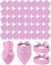 [Japior] Bandanas Cowboy Large Bandanas Bulk Headband for Women Men Oversized Bandana Scarf Headband for Party Costume