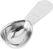 Hohopeti 15ml Stainless Steel Measuring Spoon Bean Scoop Ground Scoop Stackable Cups Sugar Spoon Cooking Cups