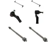 Front Tie Rod End and Sway Bar Link Kit For 04-13 Volvo S40 C70 C30 V50 NW26J6 (for: Volvo)