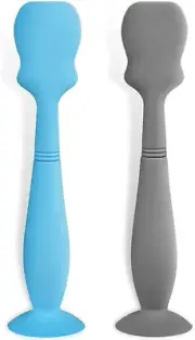 Baby Butt Paste Spatulas,2 Pcs Mini Rash Cream Brush,Silicone Diaper Cream Appli