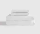 Quince Organic Bamboo Sheet Set Size King White New With Tags NWT 4 Piece