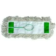 Industrial Dust Mop Head, 4 Ply White Cotton Yarn, 24 x 5 Magnolia Brush