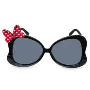NEW Disney Store Girls Minnie Mouse Sunglasses Ages 3+ UVA & UVB Red Bow