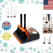 Juego de escoba y recogedor con mango largo de 132 cm para hogar, cocina, hab...