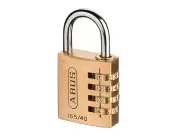 ABUS - 165/40 40mm Solid Brass Body Combination Padlock (4-Digit) Carded
